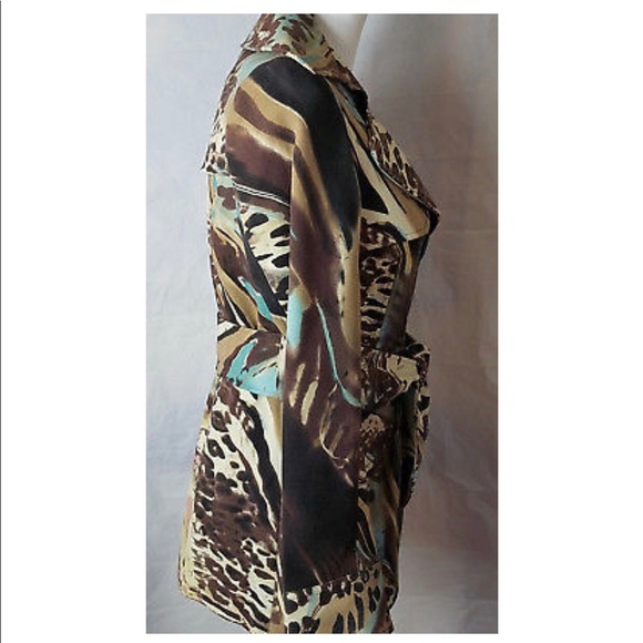 Gorgeous vertigo Paris swirl abstr cheetah belted - Picture 5 of 7